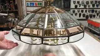 Quick View of Beveled Stained Glass Lamp Shade Repair