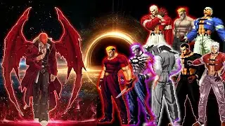[Mugen KOF] Yagami Black Hole vs Yashiro Nanakase, Ryuji Yamazaki Team