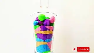 Very Satisfying Crushing Kinetic Sand Balls 🫧✨