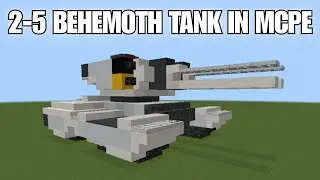 How To Make 2-5 Behemoth Tank From TDX In Minecraft PE Tutorial