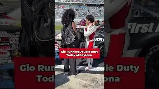 Gio&rsquo;s running a different version of the #DAYTONA500 today - two races covering 500 miles.