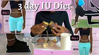 Diet Vlog|I tried IU diet for 3 days+ exercises.*weightloss