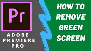 How to remove Greenscreen in Adobe Premiere Pro - Remove Green Screen from Video in 1 Minute
