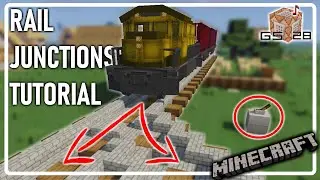[1.15 Minecraft] Rail Junction Tutorial - Trains Datapack
