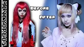 🍃 RED GMO BERRY TO ROSE GOLD HAIR | Supdate + UNBOXING KITTEN EAR