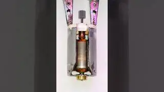 12V DC Motor Overvoltage Durability Test at 55V using WD40 #diy #12vto220v #satisfying #experiment