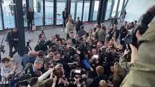 Nicola Sturgeon arrives at SNP conference in Aberdeen