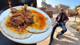 बीकानेरी बकरे का जंगली मांस & Junagarh Fort 🔥 best Food with Best view | bikaner food tour