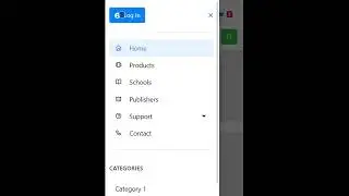 Responsive navigation menu with sidebar using Bootstrap 4 | Html and CSS