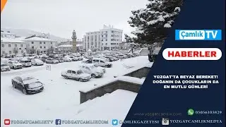 Yozgat'ta beyaz bereket! Doğanın da çocukların da en mutlu günleri