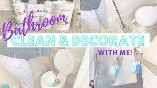 BATHROOM CLEAN & DECORATE | NEW RAE DUNN | DECOR INSPO | COZY CO