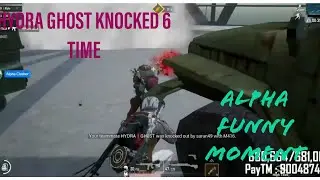 HYDRA ALPHA AND HYDRA GHOST MOST FUNNY MOMENT...GHOST KNOCKED 6 TIME😁😁😁😁😁