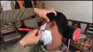 Asmr how to shave beard full toturial | beard kese banate hai alihyder salon