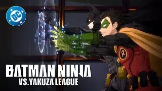 Batman Ninja vs. Yakuza League - Stopping the Quake Engine | Super Scenes | DC