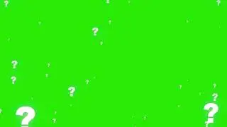 Green Screen Question Mark Overlay | Free Download No Copyright