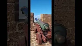 Portugiesische Festung Port of Essaouira Sqala  # UNESCO Welterbe 