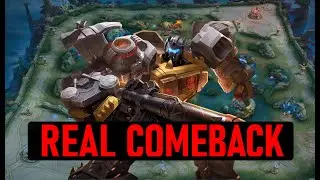 Roger UNEXPECTED COMEBACK | GRIMLOCK SKIN | Mobile Legends: Bang bang