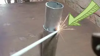 Strong easy | to | build welding pipe joint