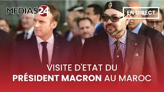 Visite d'Etat du Pr&eacute;sident Macron au Maroc