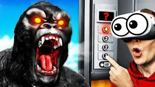 Unlocking KING KONG FLOOR In VR ELEVATOR