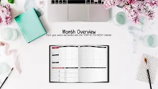 Law of attraction planner: How to use the month overview
