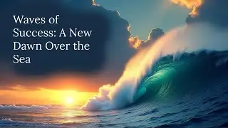 Ocean Waves of Success | Motivation I A New Dawn Over the Sea | Inspiring Life @danishdubai