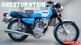 We Restored a 1975 Honda CG125 & Turned It Into a Custom Motorcycle