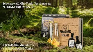 BOAR Gin&reg; Schwarzwald Gin Tonic &ndash; Edition Heimatmomente im exklusiven Geschenkset