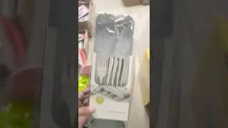 Uncover a spoon rack.