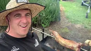 DIY Lamb Rotisserie