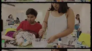Majuli Mukha  work - NIFT Panchkula