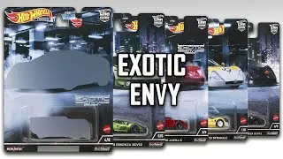 Shorts - Hot Wheels 2022 Exotic Envy Set #shorts #youtubeshorts
