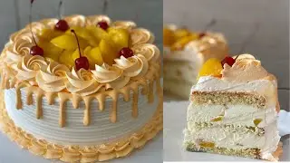 ESSA MOUSSE RENDE MUITO | BOLO DE PÊSSEGO SENSACIONAL