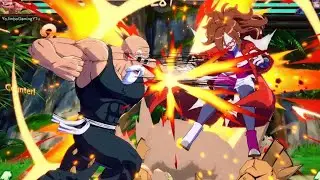 DBFZ 😁 Android 17, 18, 21 vs 🥳 Master Roshi Kid Buu Android 16