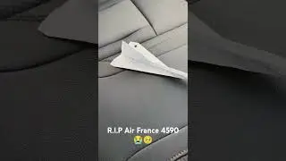 My Paper Concorde (Air France 4590 tribute) #plane #paperplane #concorde