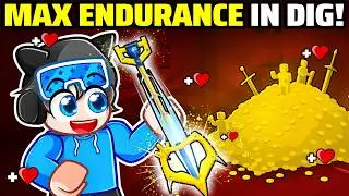 I Crafted MAX ENDURANCE Shovel in DIG! (Its OP!)