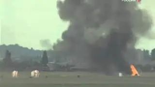 Su 30MKI crash at Paris Air Show Le Bourget 1999 ( plane crash Video )