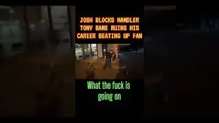 Josh Block Handler Tony Bame Ruins Career #cringe #awkwardaf #cringey #tiktok #lol #lmao #tiktokers