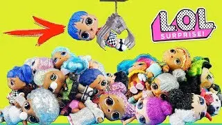 ХВАТАЙКА ВЫТАЩИЛА КУКЛУ ЛОЛ СЮРПРИЗ. LOL surprise dolls CLAW TOYS mashine