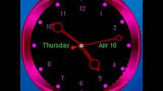 Desktop Clock - analog clock with RSS Reader and Time Voice Preview