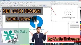 How to SBI Logo Design with Coreldraw 11// Graphics Logo Design // By @codeuniversr