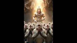 Hanuman Ji vs Stone Demon ⚔️ | Scary Cave Story #HanumanJi #JaiShriRam&rdquo;