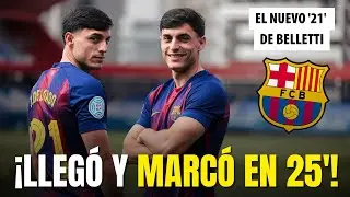 DEBUT Y GOL: El estreno incre&iacute;ble de JOAQU&Iacute;N DELGADO con el Bar&ccedil;a Atl&egrave;tic