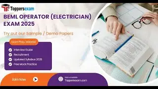 Beml operator electrician interview 2025 | beml operator electrician syllabus 2025 #beml #opertor