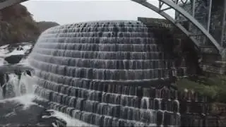 Drone Video of Croton Gorge Dam from Side to Side