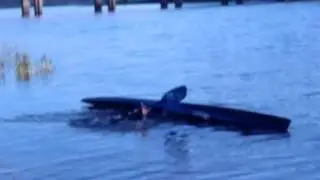 Liz learning to paddle K1