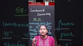 1 Min Chemistry 151 || Class 11 || Lanthanoid Contraction || BY Nikki Ma'am || #viral