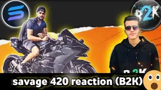 FREE FIRE (OLD VIDEO)  SAVAGE 420  reaction ( B2K )) 🎉