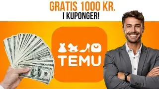 Gratis 1000 kr. i kuponger og 30% rabatt! #temu