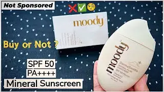 Moody Derma soothe mineral fluid sunscreen best for sensitive skin? buy or not moody fluid sunscreen
